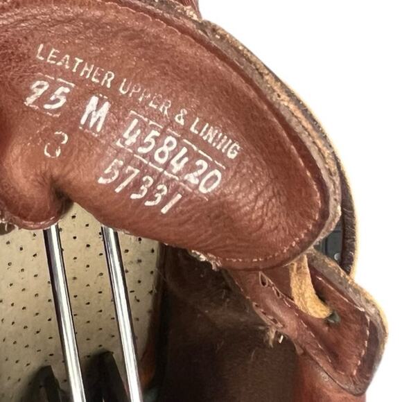 Women's Timberland Leather Vintage Hiking Ankle Chukka Boot Size 9.5M Brown - Picture 6 of 6